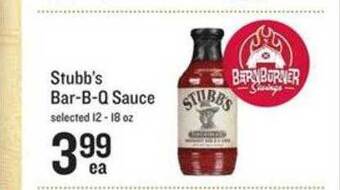 Lowes Foods Stubb's Bar-B-Q Sauce offer