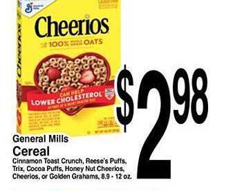 Superior Grocers General Mills Cereal offer