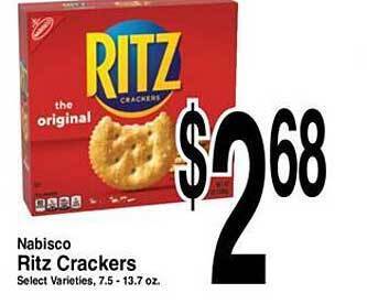 Superior Grocers Nabisco Ritz Crackers offer