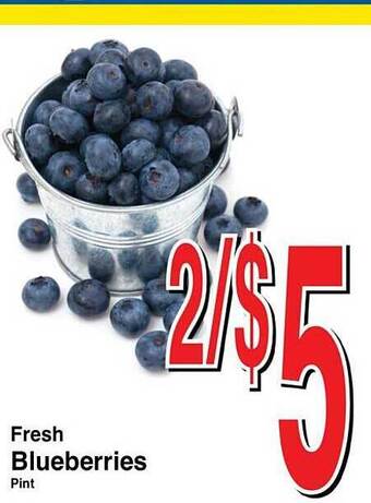 Superior Grocers Fresh Blueberries offer