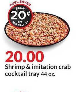 Hy-Vee Shrimp & Imitation Crab Cocktail Tray offer
