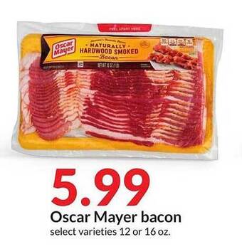 Hy-Vee Oscar Mayer Bacon offer