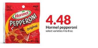 Hy-Vee Hormel Pepperoni offer