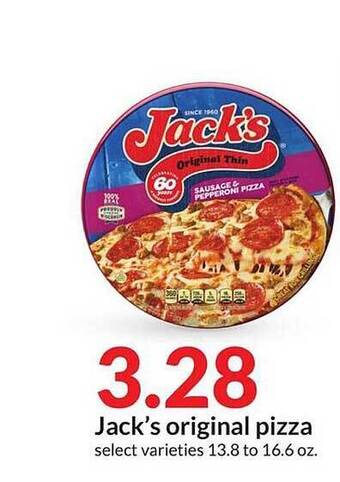 Hy-Vee Jack's Original Pizza offer