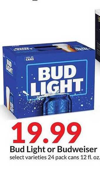 Hy-Vee Bud Light Or Budweiser offer