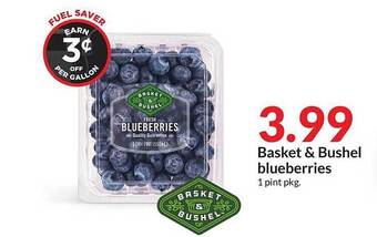 Hy-Vee Basket & Bushel Blueberries offer