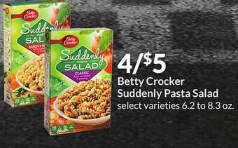 Hy-Vee Betty Crocker Suddenly Pasta Salad offer