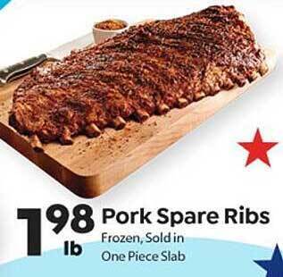 Save a Lot Pork Spare Ribs offer