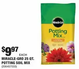 The Home Depot Miracle-gro 25 Qt. Potting Soil Mix 206457033 offer