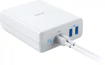Best Buy Anker - PowerPort Atom PD 4 Charging Station 100W with 6ft USB C to C Cable - White offer