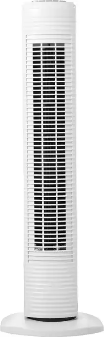 Best Buy Holmes - 31 in. Oscillating Tower Fan - White offer