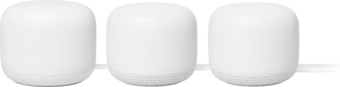 Best Buy Nest Wifi - Mesh Router (AC2200) and 2 points with Google Assistant - 3 pack - Snow offer