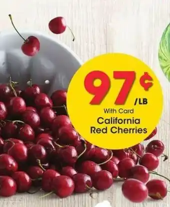Fry's California Red Cherries offer