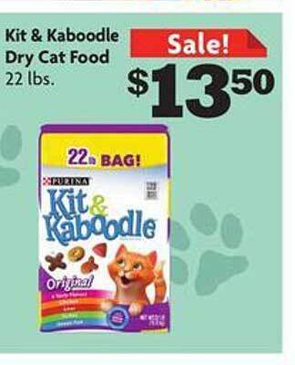 Family Dollar Kit & Kaboodle Dry Cat Food offer