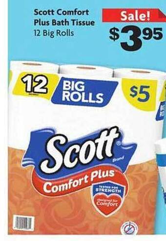 Family Dollar Scott Comfort Plus Bath Tissue offer