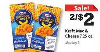 Family Dollar Kraft Mac & Cheese offer