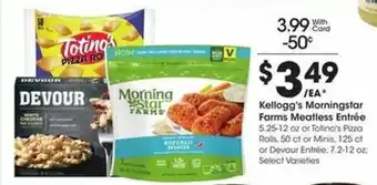 Fry's Kellogg's Morningstar Farms Meatless Entrée offer
