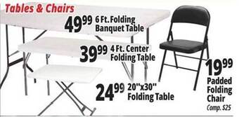 Ocean State Job Lot Tables & Chairs offer