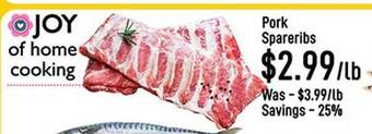 Seafood City Pork Spareribs offer