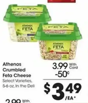 Fry's Athenos Crumbled Feta Cheese offer