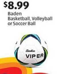 Aldi Baden Basketball Volleyball Or Soccer Ball offer