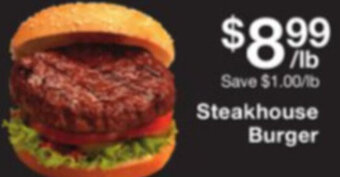 Fairway Store Market Steakhouse Burger offer