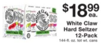 Fairway Store Market White Claw Hard Seltzer 12-Pack offer