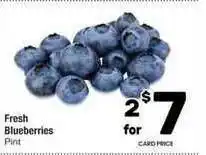 Randalls Fresh Blueberries offer