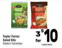 Randalls Taylor Farms Salad Kits offer
