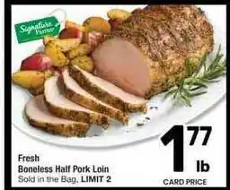 Randalls Fresh Boneless Half Pork Loin offer