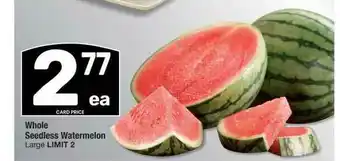 Whole Seedless Watermelon