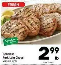 Randalls Signature Boneless Pork Loin Chops offer