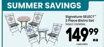Randalls Signature Select, 3 Piece Bistro Set offer