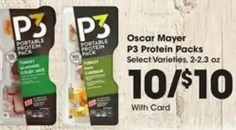 Fry's Oscar Mayer P3 Protein Packs offer