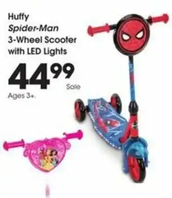 Huffy Spider-man 3 Wheel Scooter