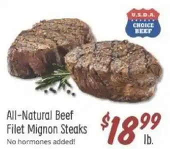 Sprouts Farmers Market All-Natural Beef Filet Mignon Steaks offer