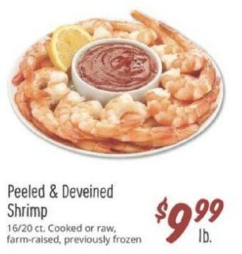 Sprouts Farmers Market Peeled & Deveined Shrimp offer