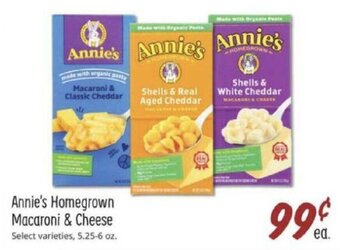 Sprouts Farmers Market Annie's Homegrown Macaroni & Cheese offer