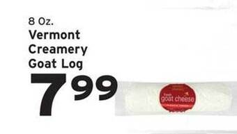 Hannaford Vermont Creamery Goat Log offer