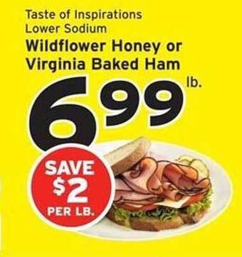 Hannaford Wildflower Honey Or Virginia Baked Ham offer