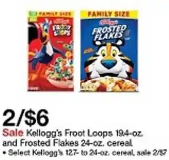 Target Kellogg's Froot Loops 19.4 oz offer