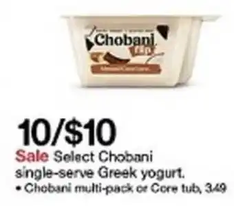 Target Select Chobani offer
