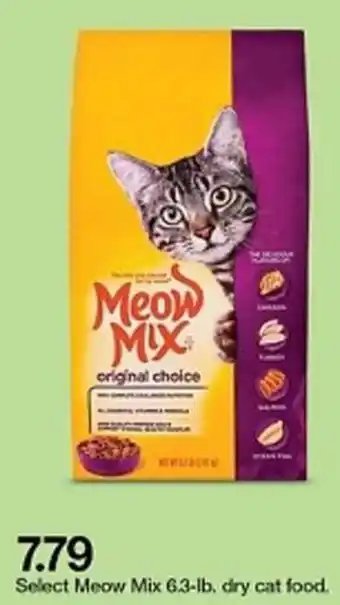 Target Meow Mix 6.3lb offer