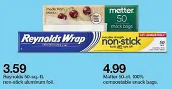 Target Reynolds Non-Stick Aluminum Foil offer