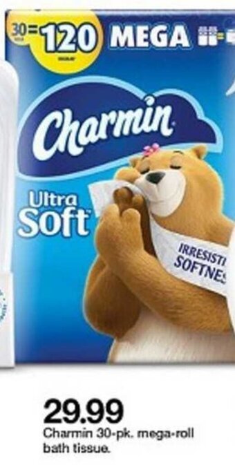 Target Charmin 30 pk Mega Roll Bath Tissue offer