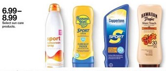 Target Sun Care Products offer
