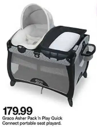 Target Graco Asher Pack n' Play Connect Portable Seat Playard offer