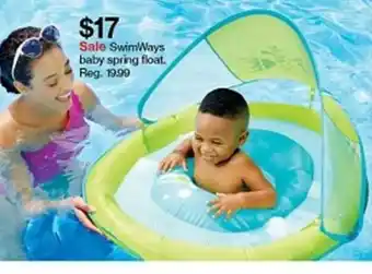 Target SwimWays Baby Spring Float offer