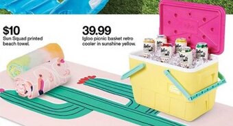 Target Sun Squad Printed Beach Towel offer