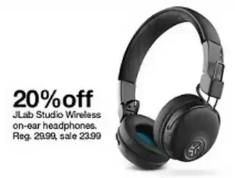 Target JLab Studio Wireless On Ear Headphones offer